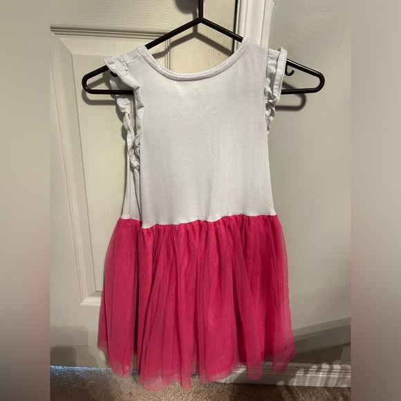 Isaac Mizrahi children’s Love Dress. Pink, white, sparkles. Girls L (10-12) Used - Picture 2 of 6